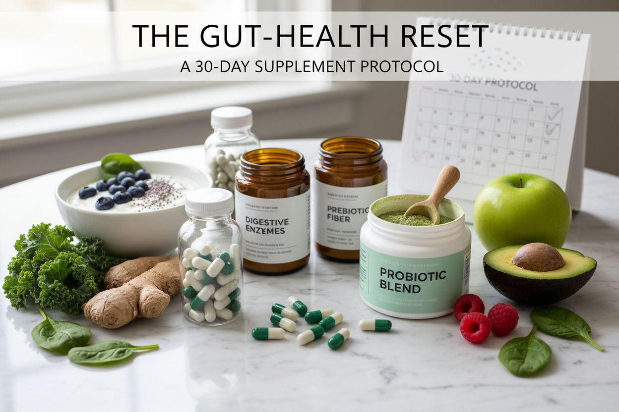 The Gut-Health Reset: A 30-Day Supplement Protocol