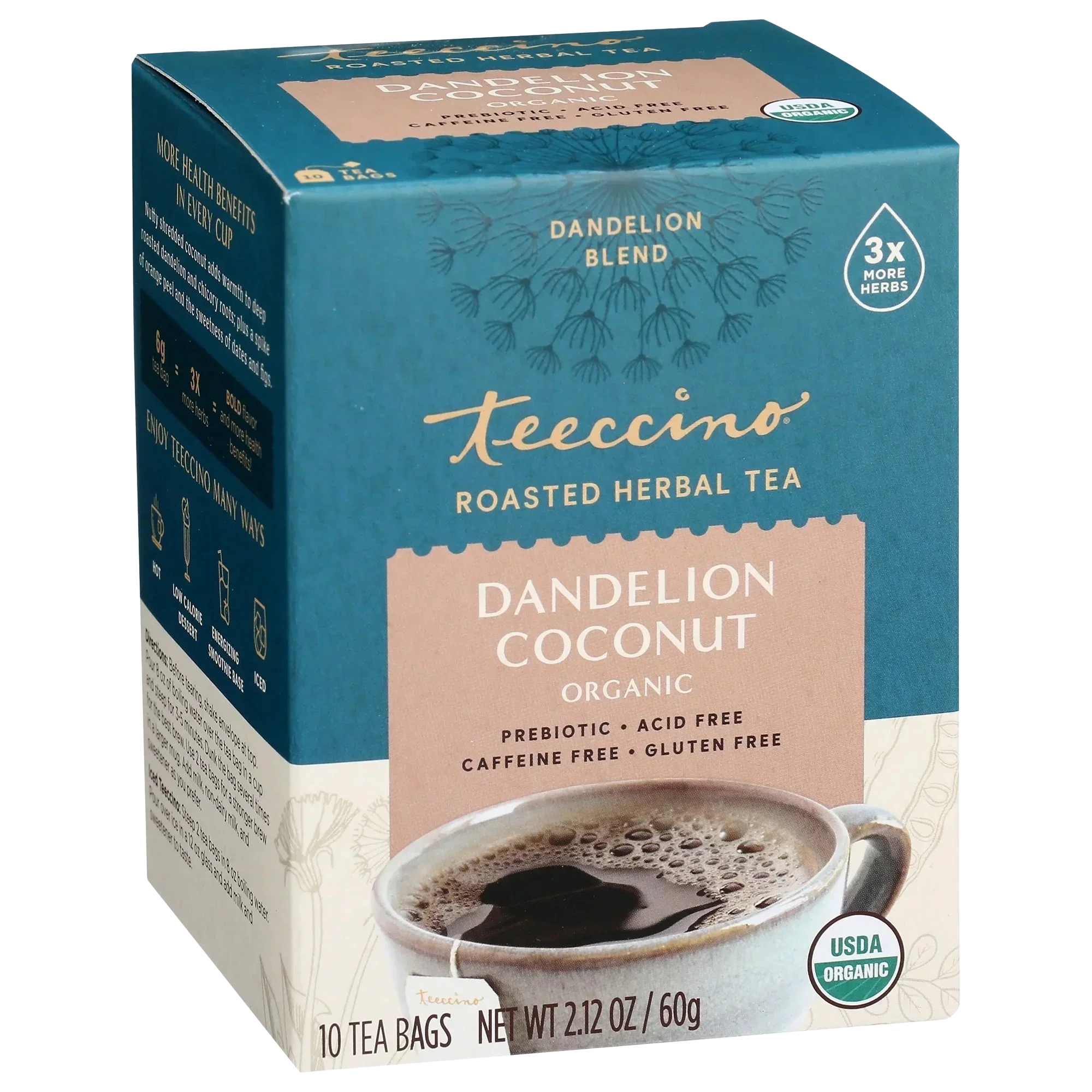 Dandelion Coconut Roasted Herbal Tea