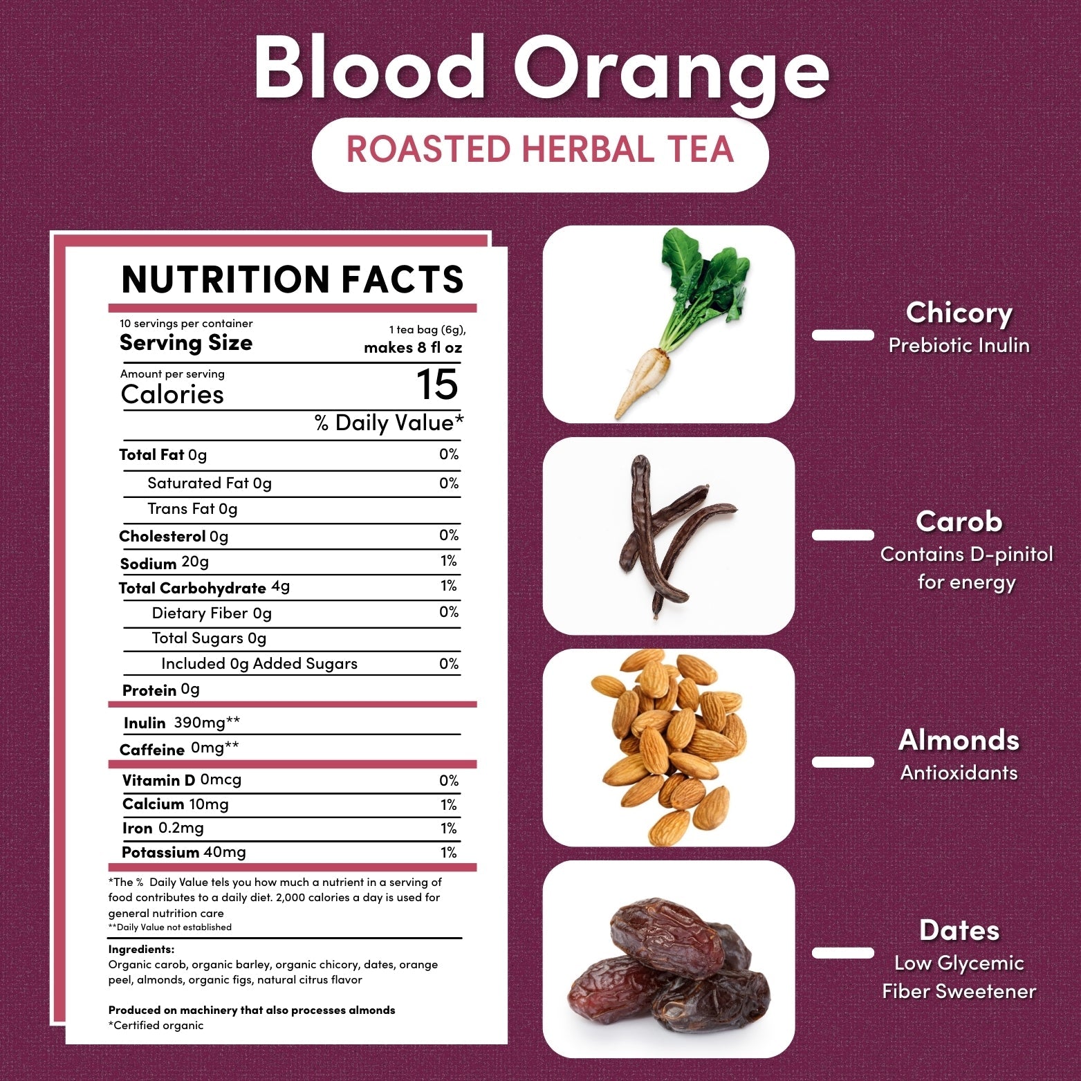Blood Orange Roasted Herbal Tea