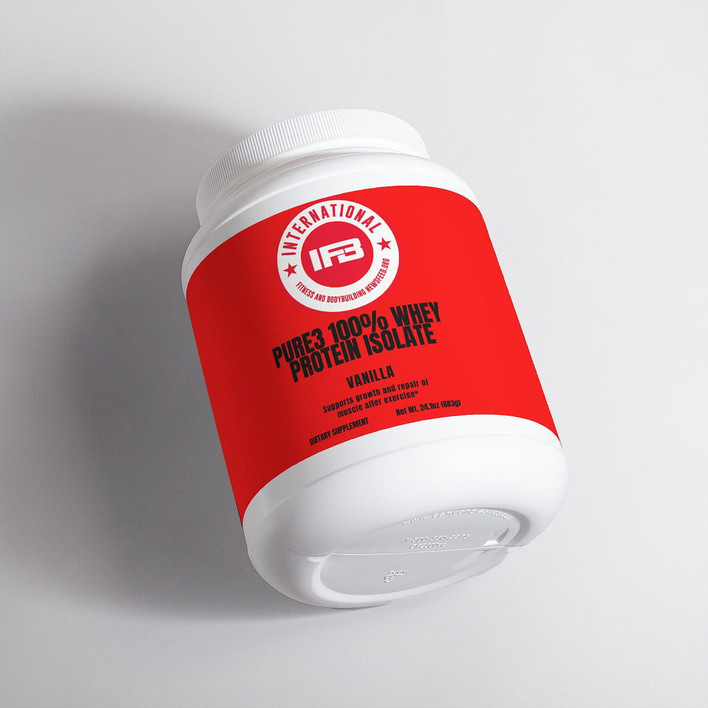 PURE3 100% WHEY PROTEIN ISOLATE (VANILLA)