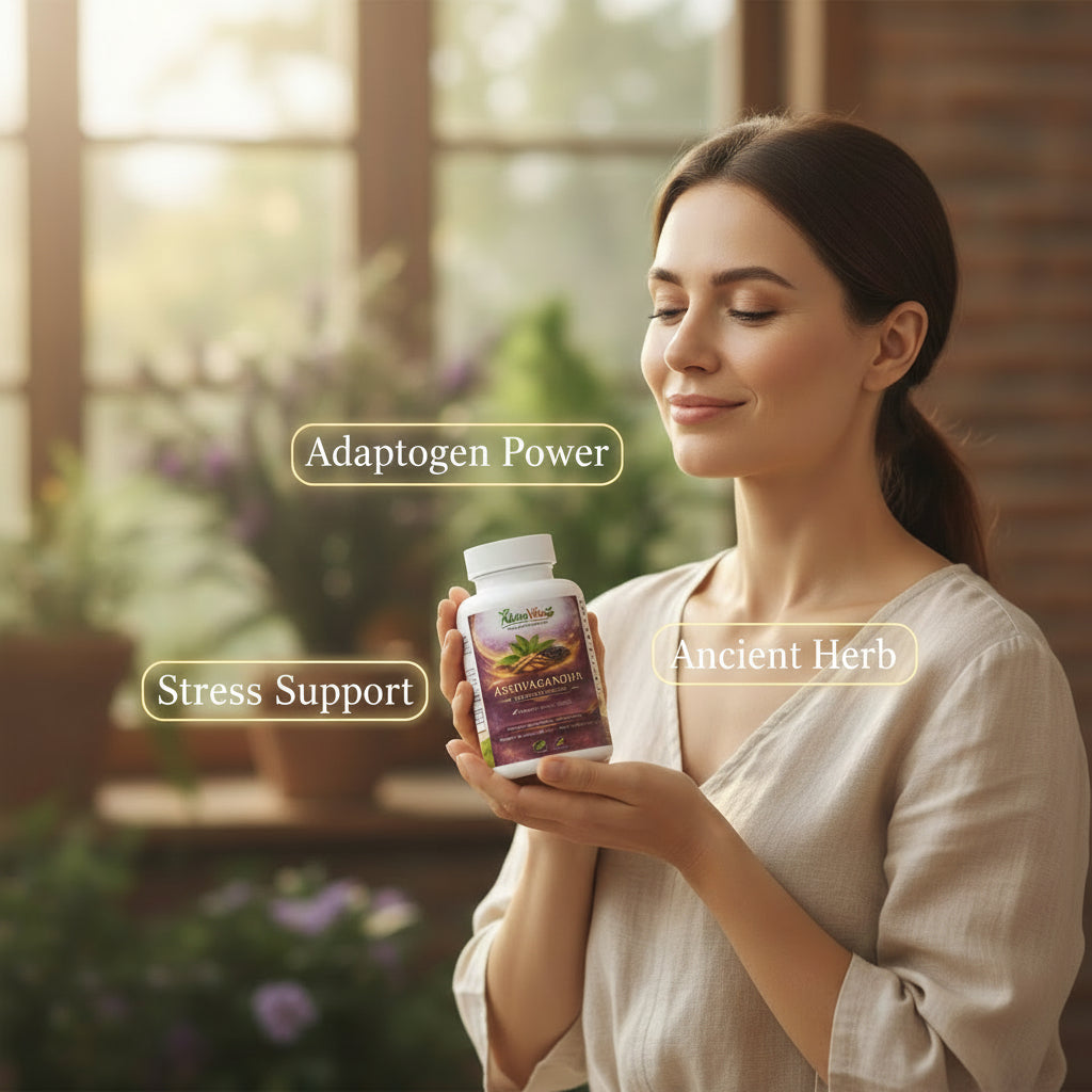 Organic Ashwagandha with Organic Black Pepper 60 capsules