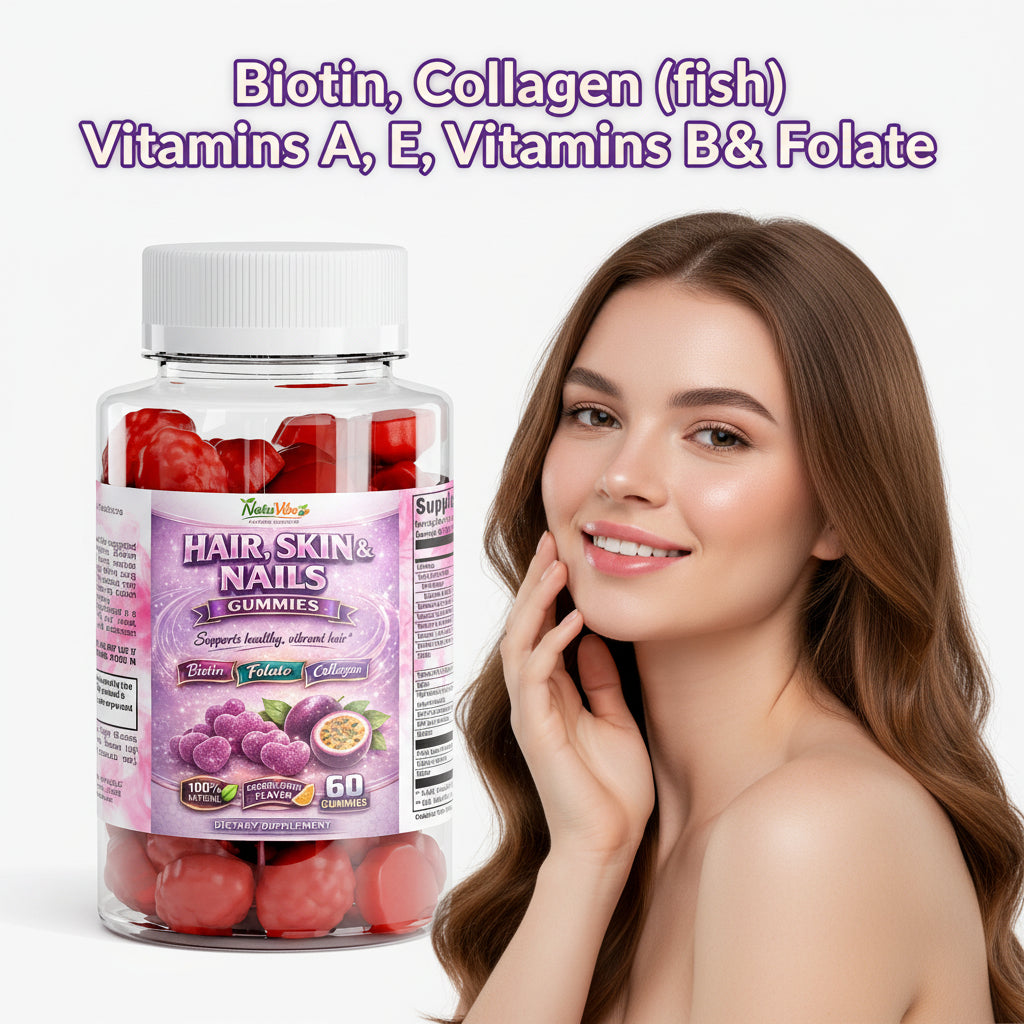 Hair, Skin & Nails 60 Gummies