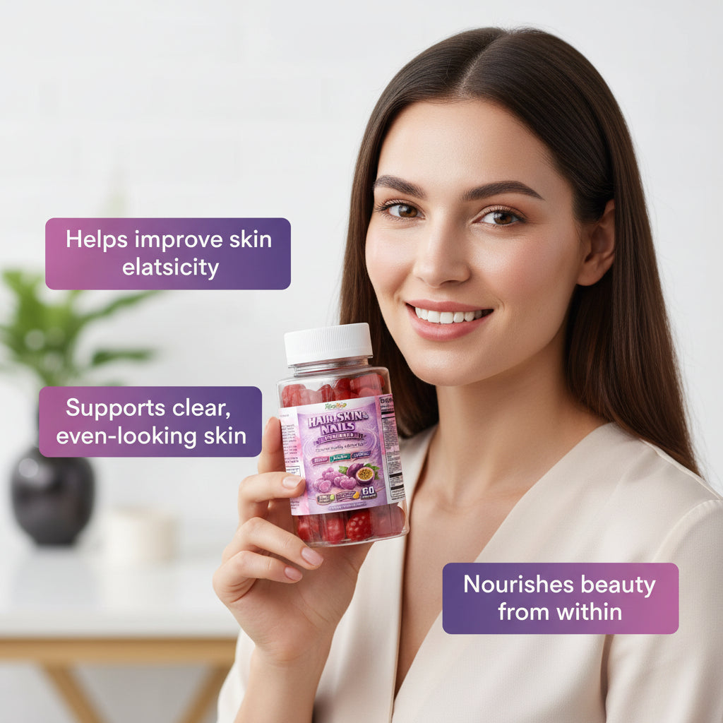 Hair, Skin & Nails 60 Gummies