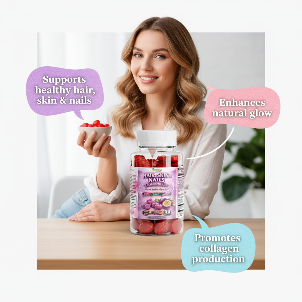 Hair, Skin & Nails 60 Gummies
