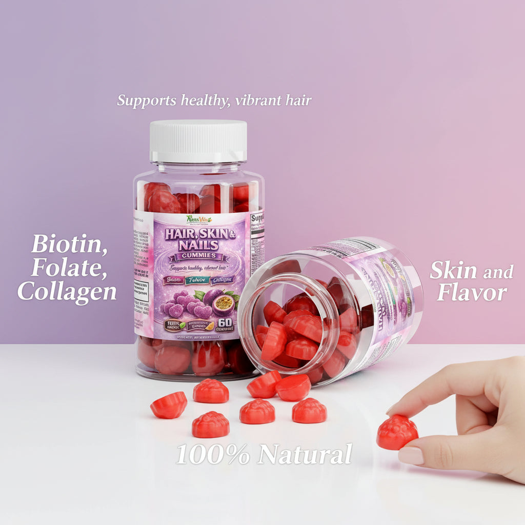 Hair, Skin & Nails 60 Gummies
