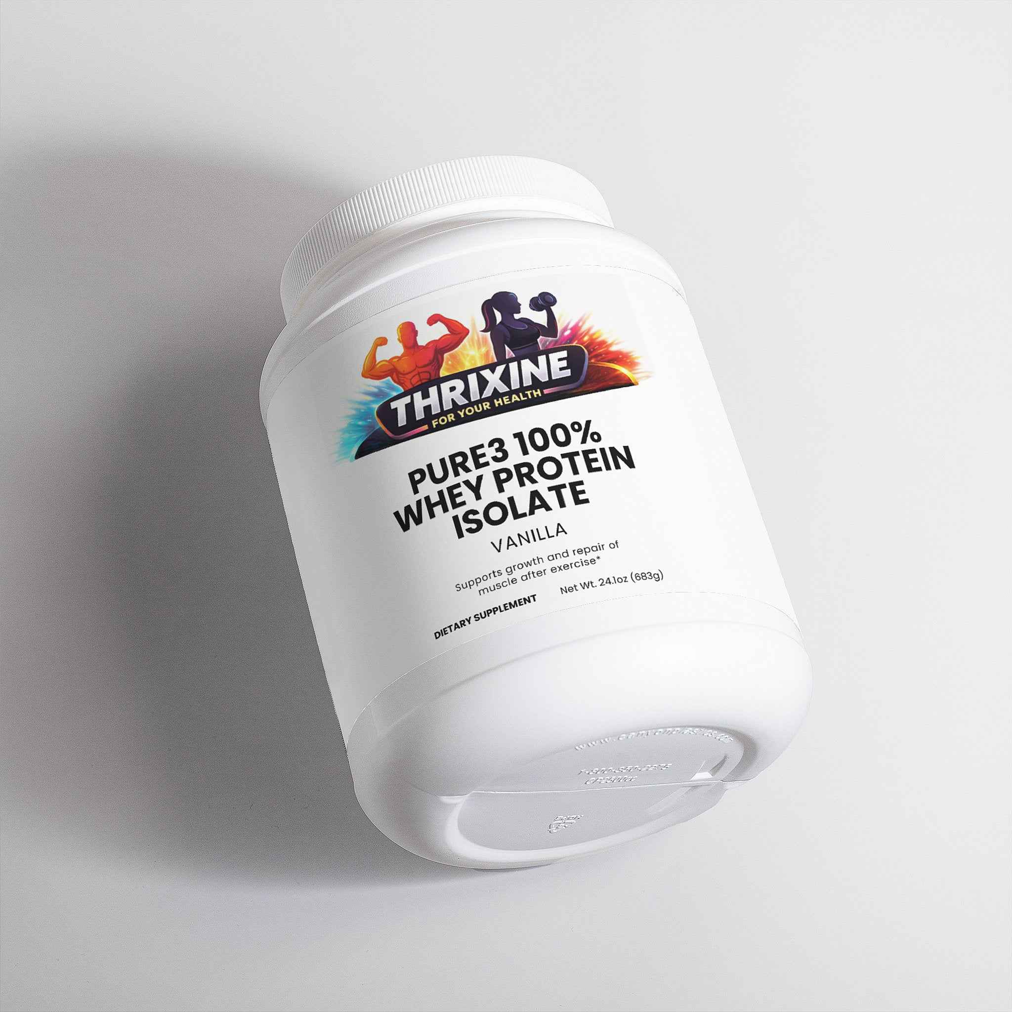 Pure3 100% Whey Protein Isolate (Vanilla) Made in the USA