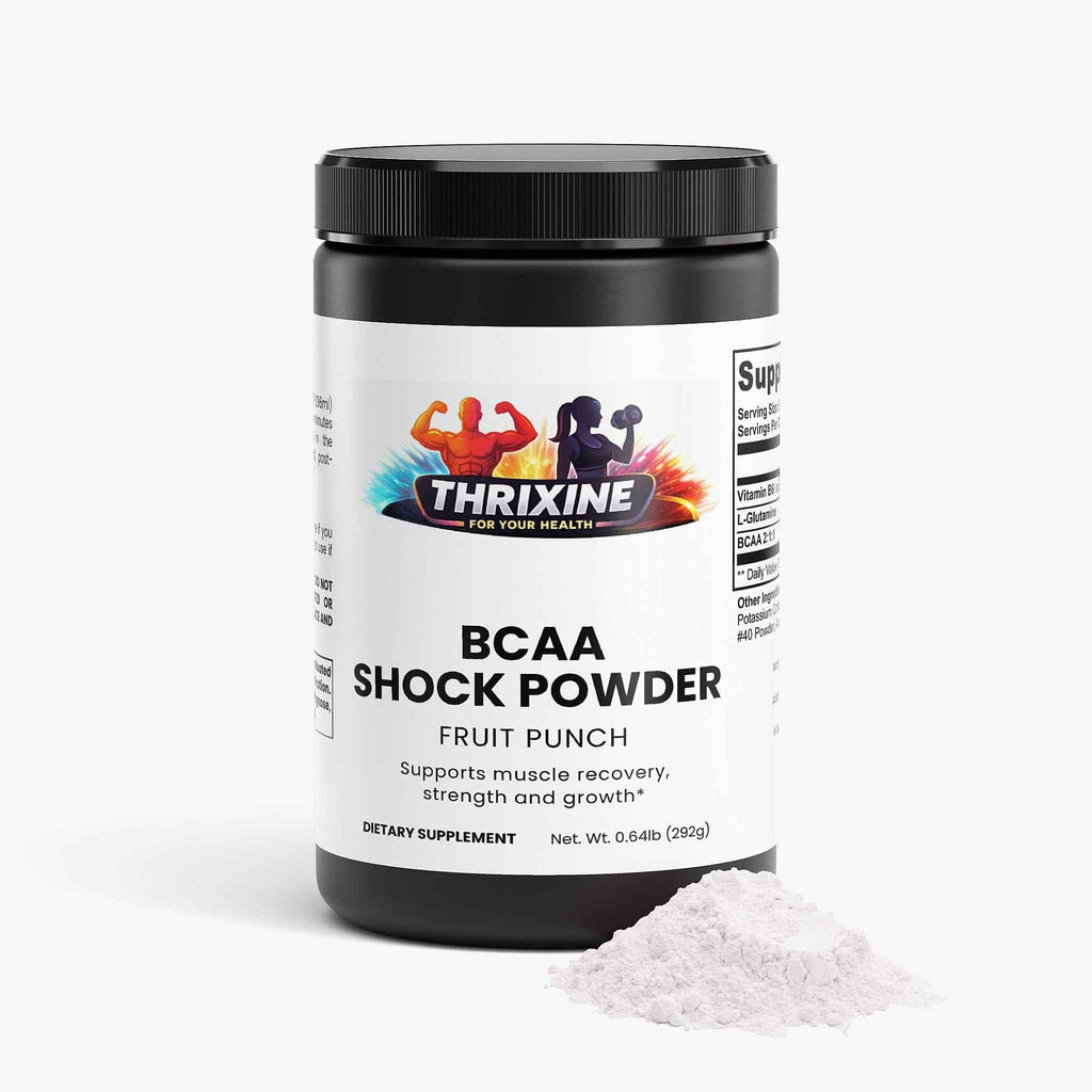 BCAA Shock Powder (Fruit Punch) Made in the USA