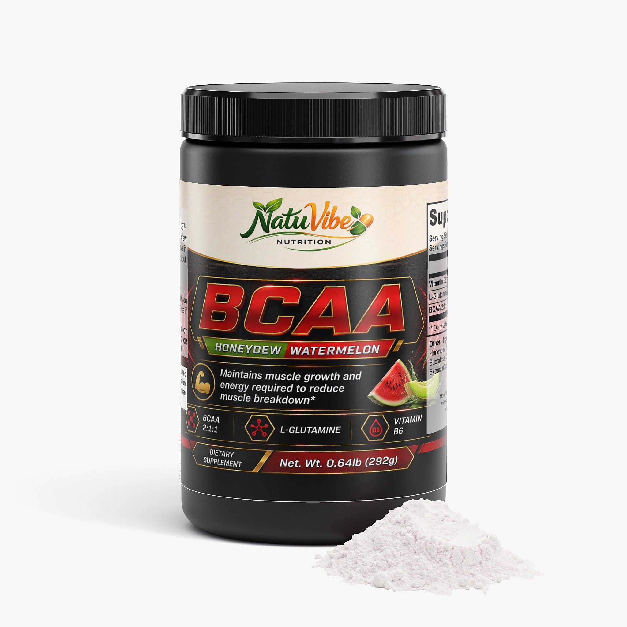 BCAA Post Workout Powder (Honeydew/Watermelon)
