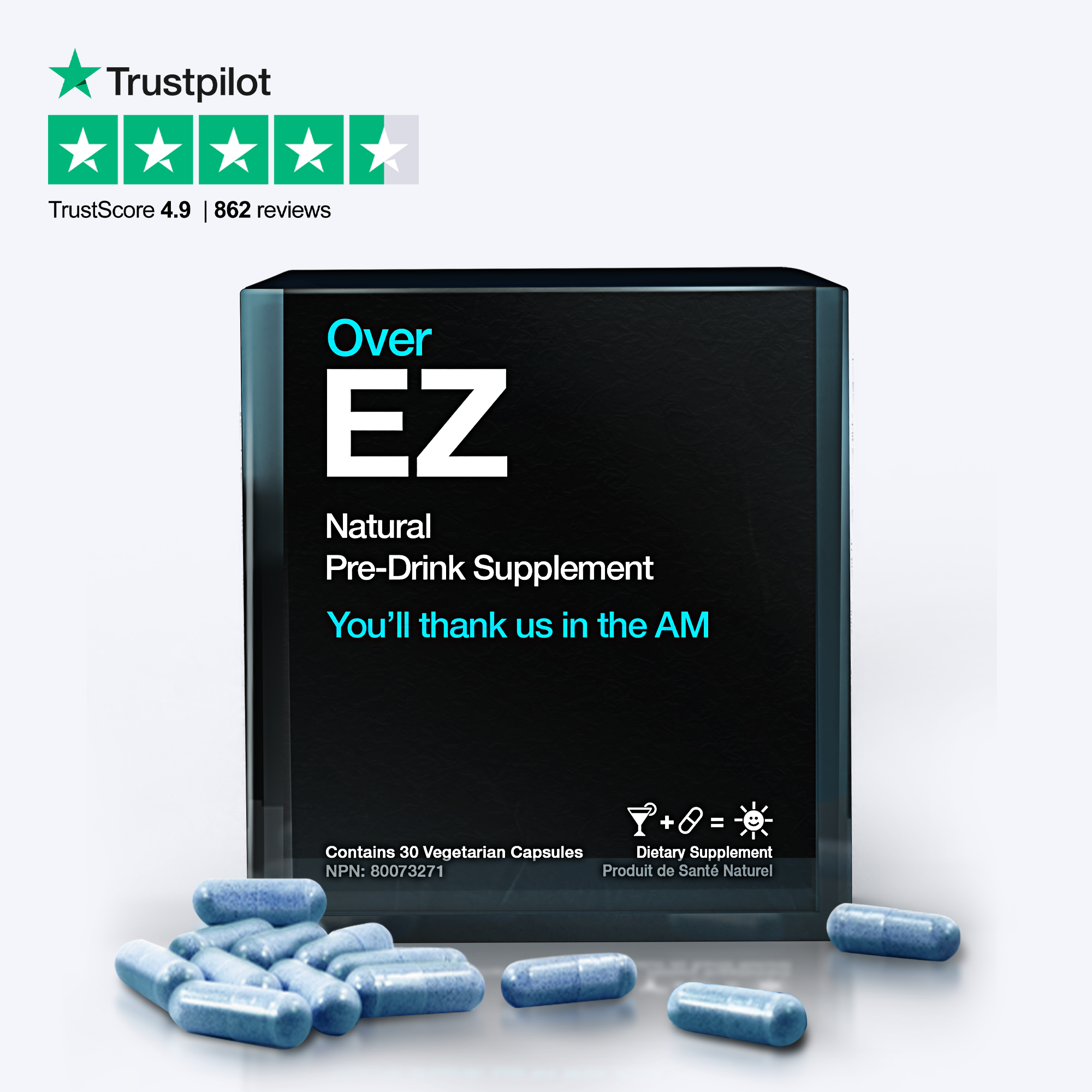 Over EZ Pre-Drink Supplement by EZ Lifestyle