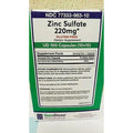 GenDose Pharmaceuticals Pharma Zinc Sulfate 220mg Capsules 100ct