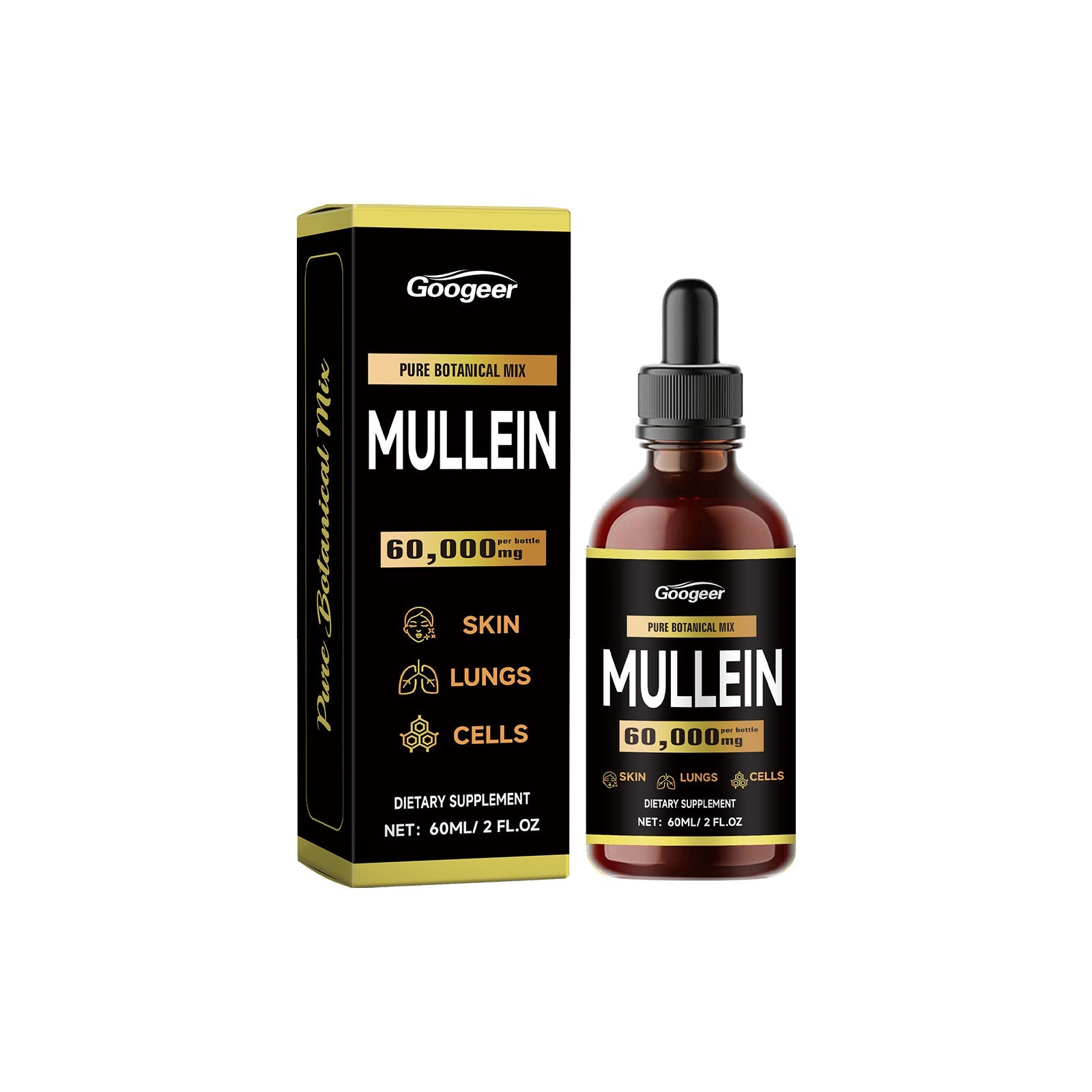 Mullein Drops 60 ml Dietary Supplement Body Treatment