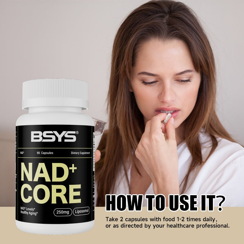 NAD Supplements Anti-Aging Vitality Support Metabolic & Cognitive Health Boost Mitochondrial Energy Enhancement  Healthy Weight Management & Insulin Balance Aid  Active Aging Formula