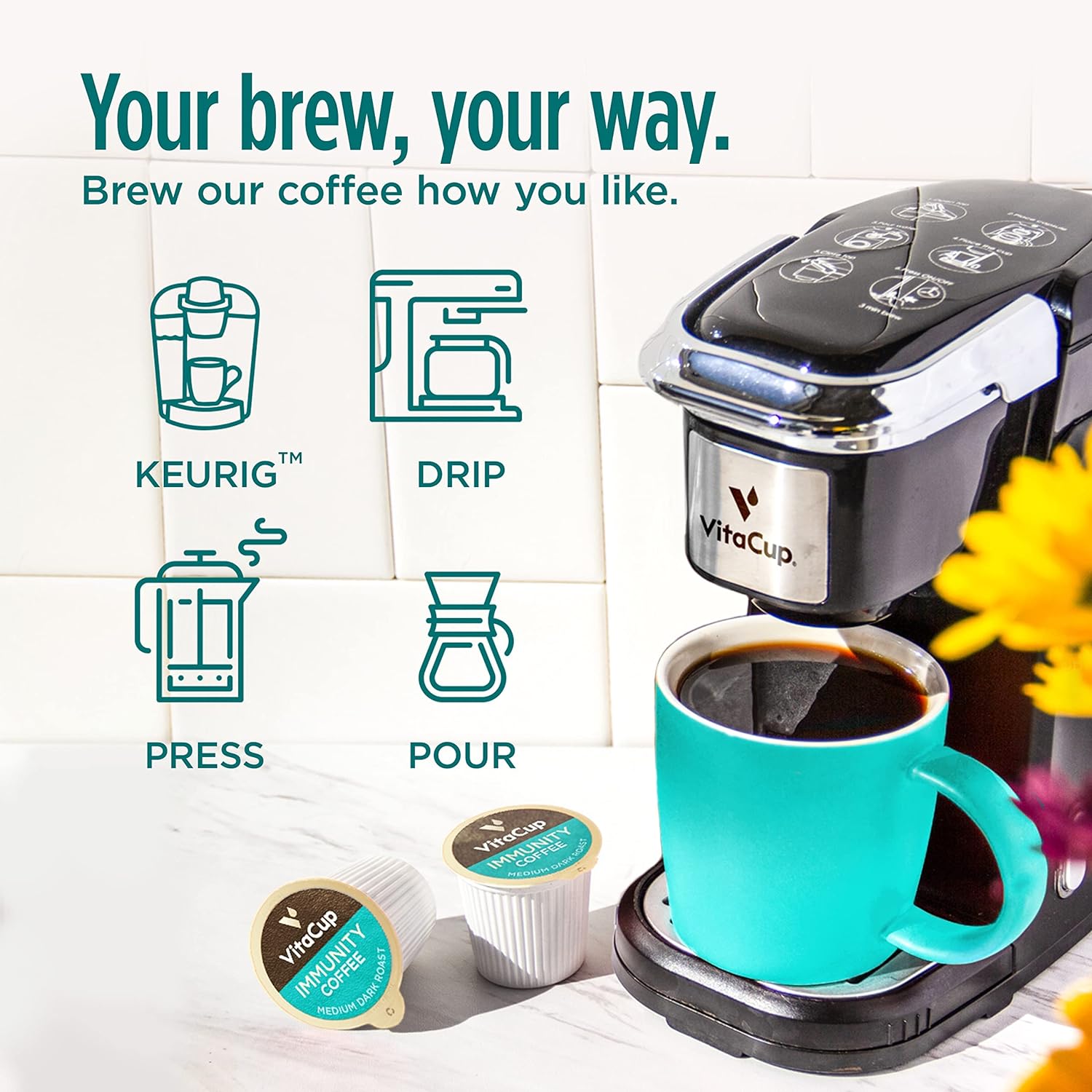 Slim Organic Coffee Pods with Diet Support  Bold Flavor