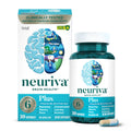 NEURIVA Plus Brain Supplement Memory Focus Vitamins B6 B12 30 Capsules