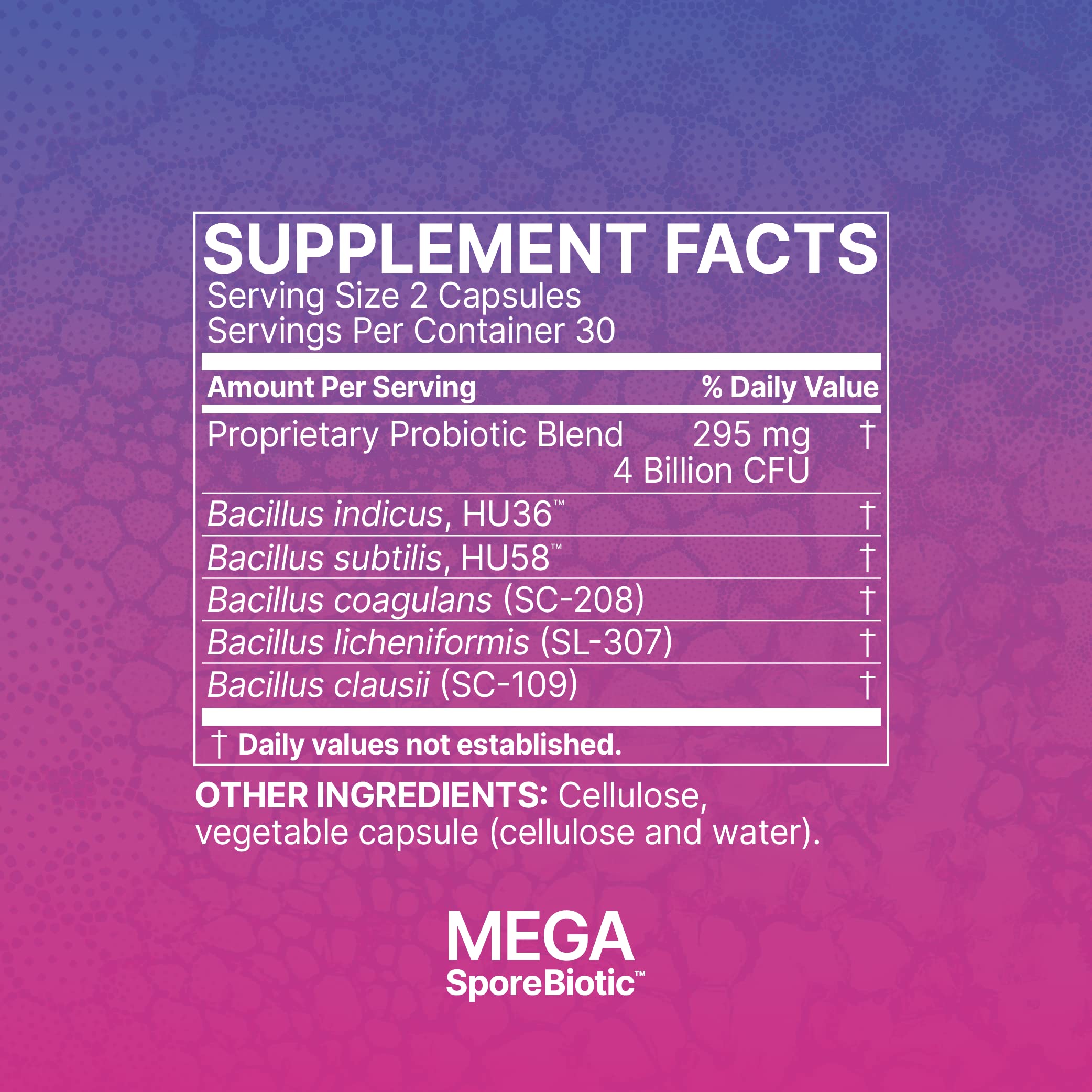 MegaSporeBiotic Probiotics – Spore-Based Digestive Support for Women & Men (180 Capsules)