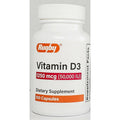 Rugby® Vitamin D3 – 1,250 mcg (50,000 IU) – 100 Capsules