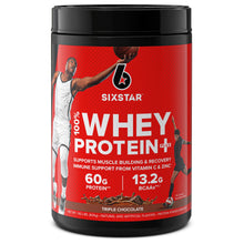Six Star Pro Nutrition Elite 100% Whey Protein, Triple Chocolate, 1.81 lbs