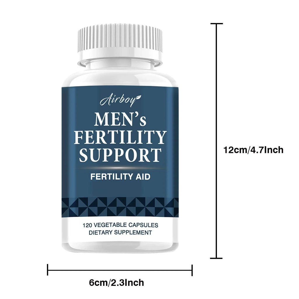 Men's Health Supplement - More Virile Male Performance and Boost in Self-confidence, Support Lean Muscle - 120 Capsules
