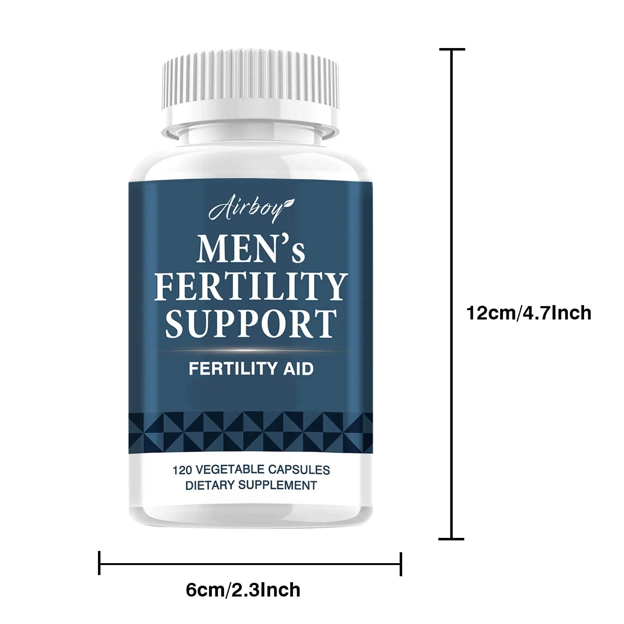 Men's Health Supplement - More Virile Male Performance and Boost in Self-confidence, Support Lean Muscle - 120 Capsules