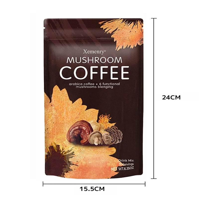 Organic Mushroom Coffee -  Supports Immune, Focus, Concentration, Stress, Digestion & Energy