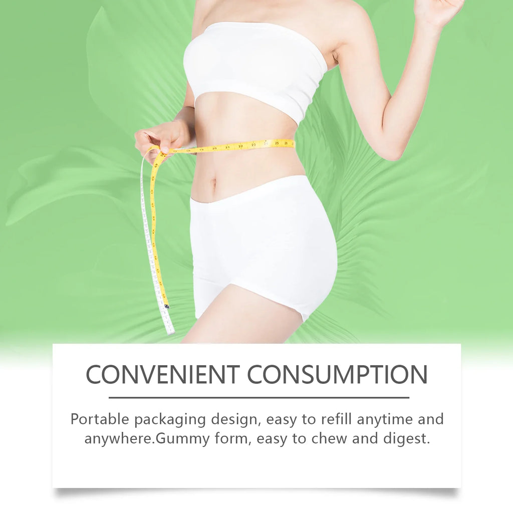 Googeer 30pcs Slimming Body Gummies Fat Burner Energy Support Dietary Supplement Fruit Flavor Anti Cellulite Weight Loss Gummies