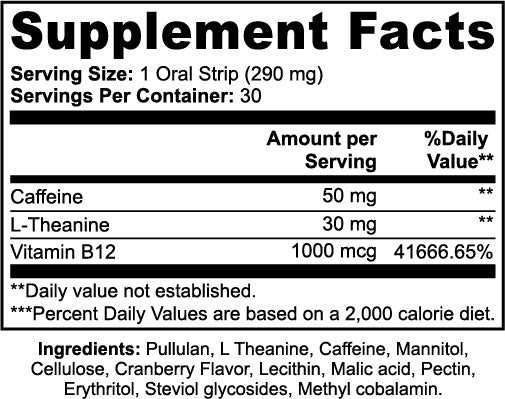 ENERGY STRIPS - CRANBERRY