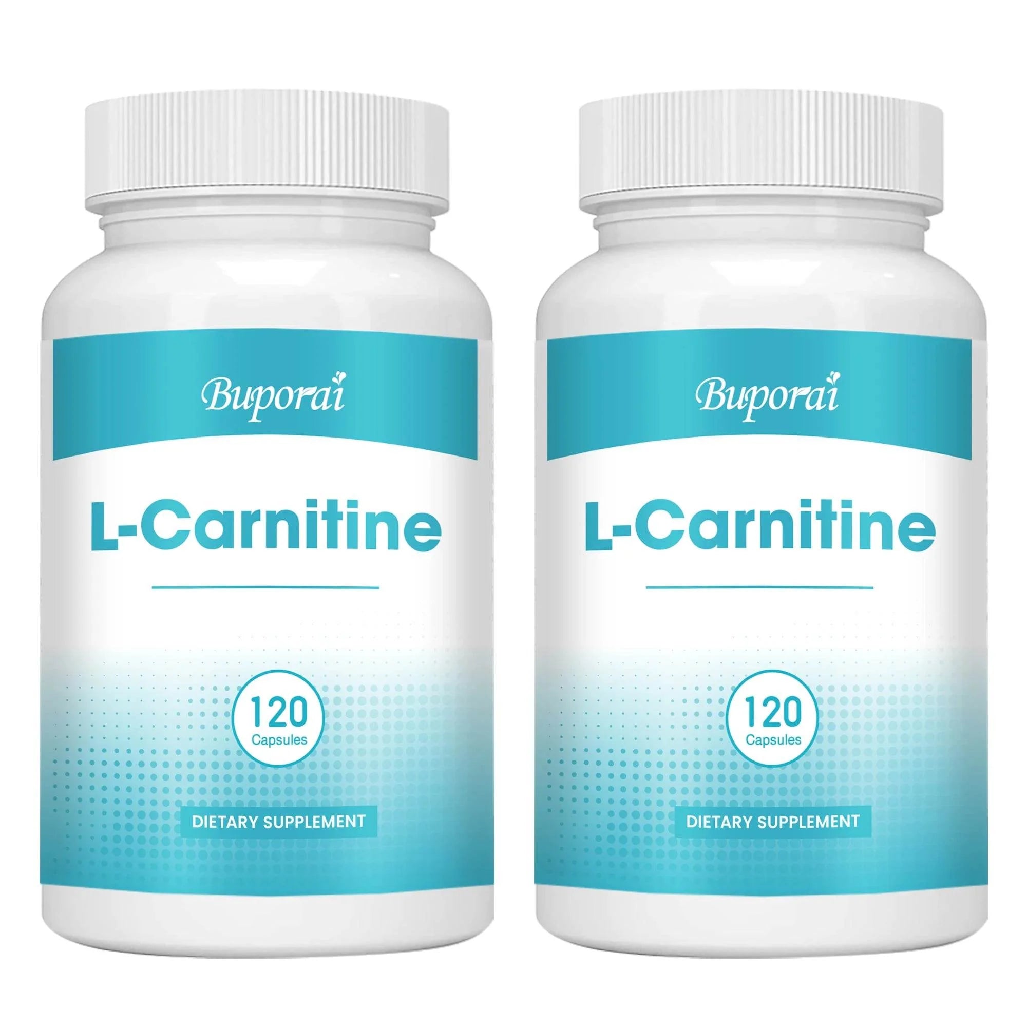L-Carnitine Supplement - Promote Metabolism, Improves Memory, Burner Fat, Support Energy, Grow Muscles - 120 Capsules