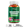 SEAMOSS Gummies - with Bladderwrack, Burdock Root - Immune Health, Healthier Skin & Hair, Detox - 100 Gummies