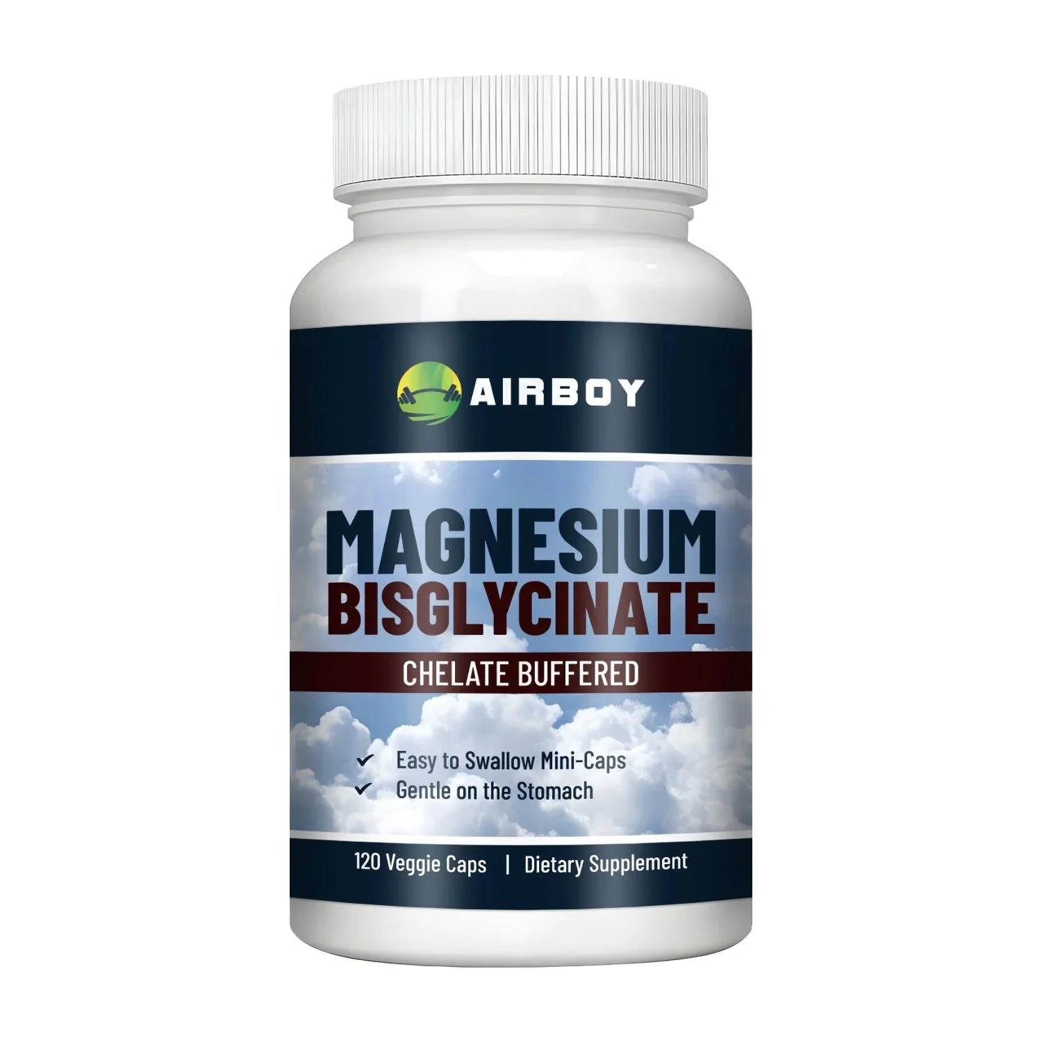 Magnesium Bisglycinate Supplement - Muscle, Nerve, Sleep, Joints, Bones Health, Immune & Energy - 120 Capsules