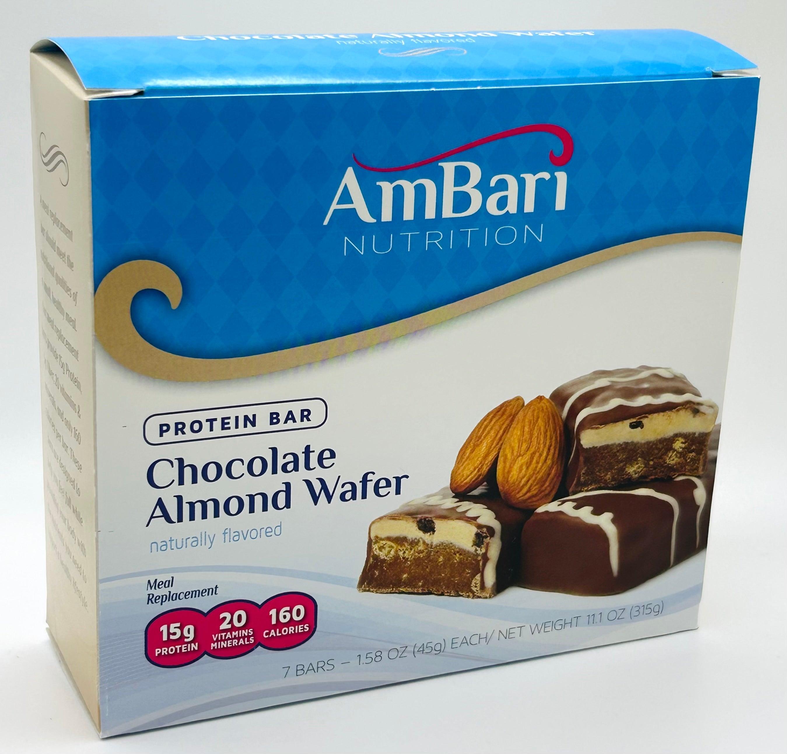Chocolate Almond Wafer Bars