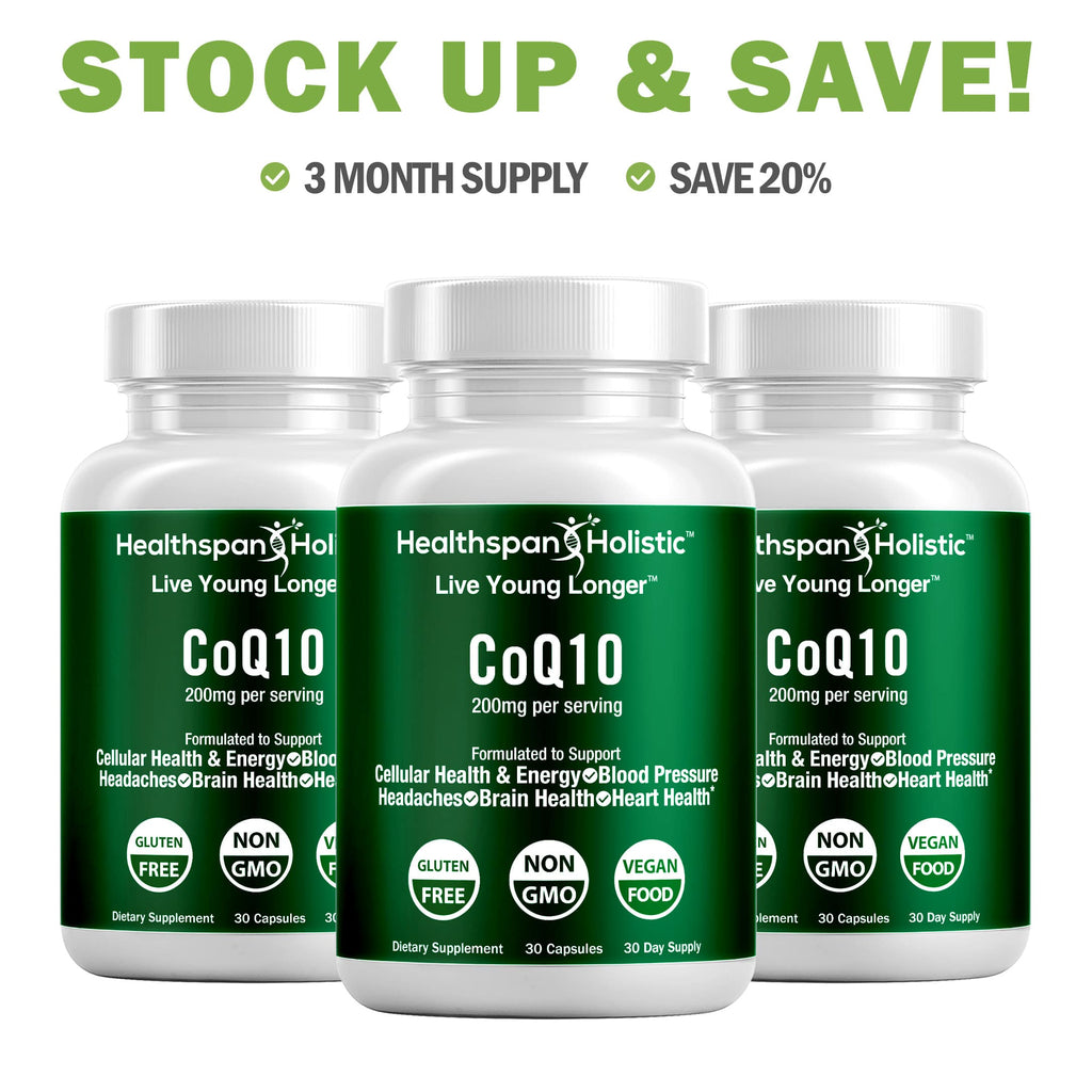 CoQ10 Supplement 30 Capsules