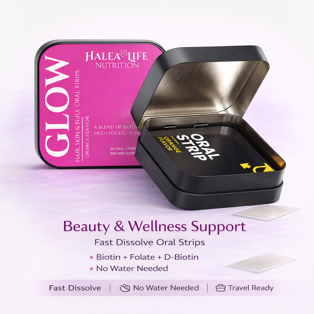 Hair, Skin & Nails Strips - Biotin 5000mcg + Folate + D3
