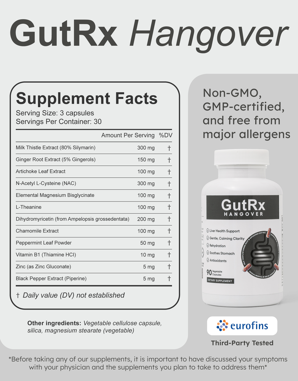 GutRx HANGOVER