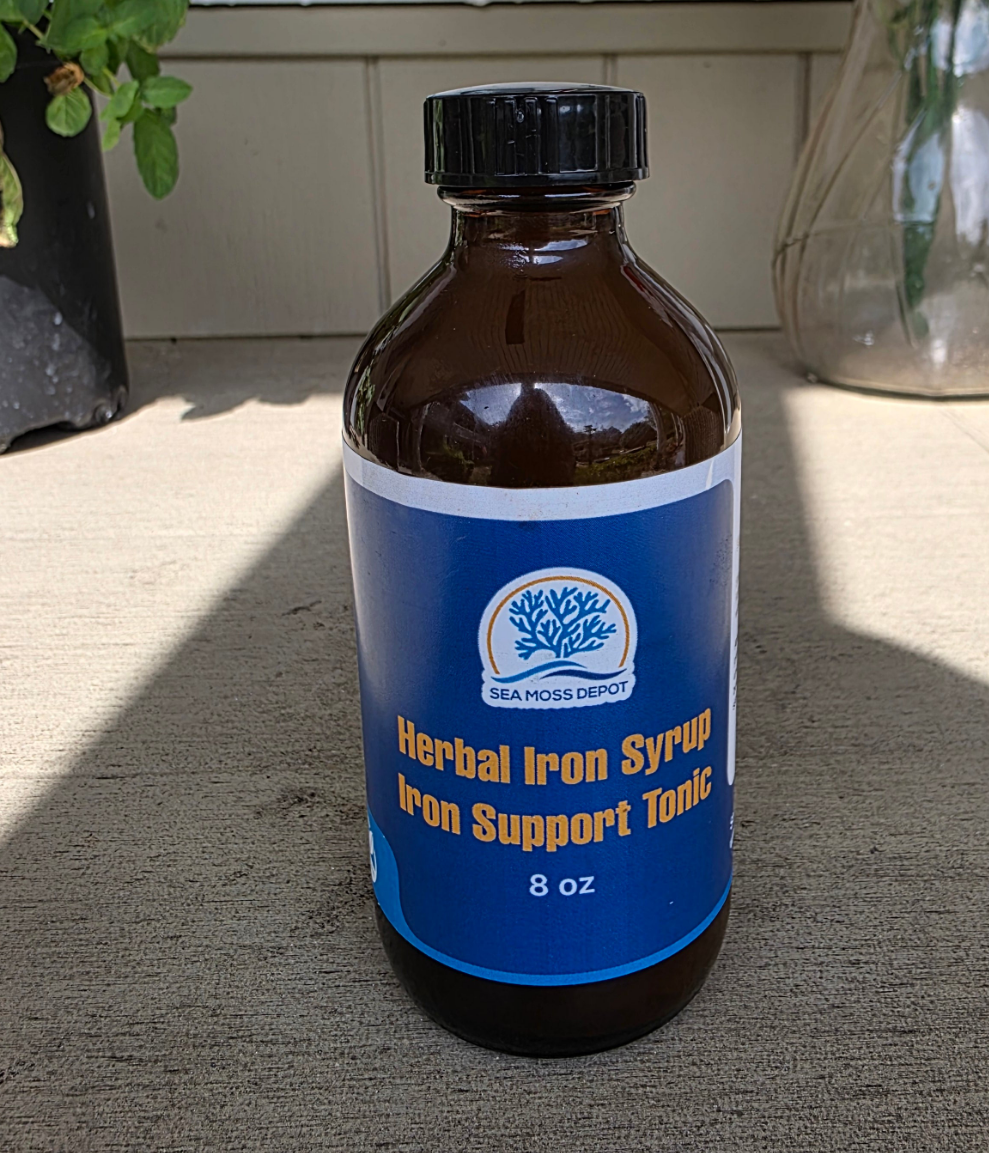 Herbal Iron Liquid Supplement | Natural Vegan Iron Boost for Energy, Vitality & Wellness