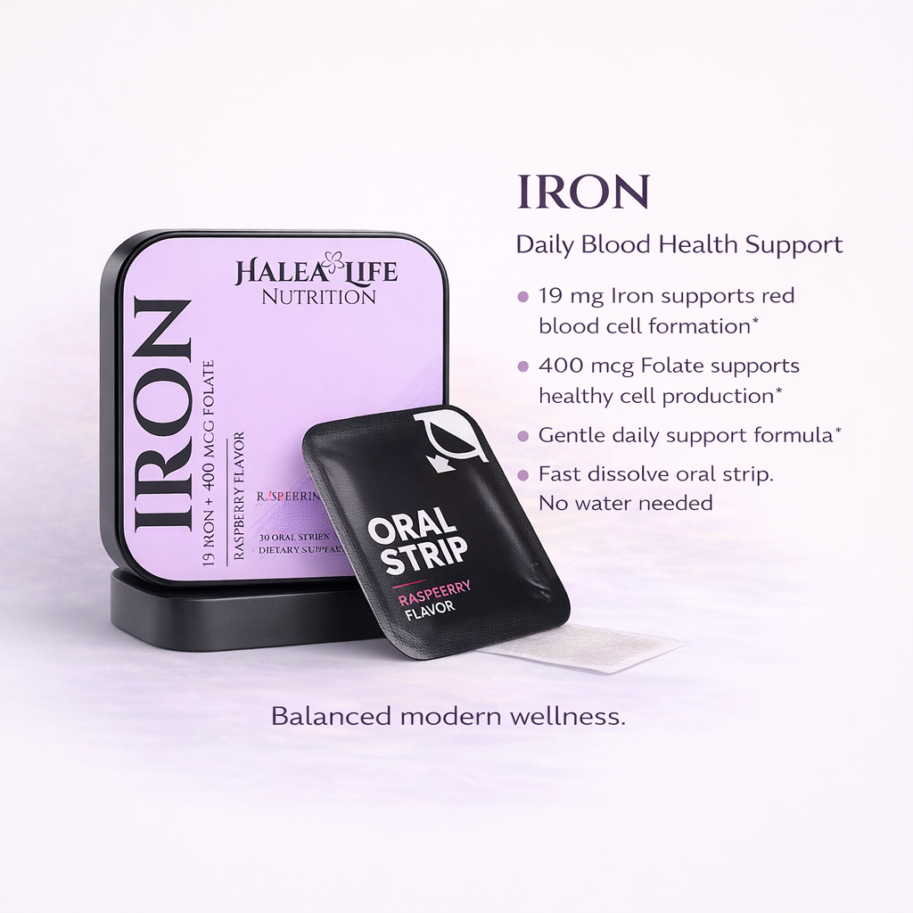 Iron + Folate Strips - 19mg Iron & 400mcg Vitamin B9