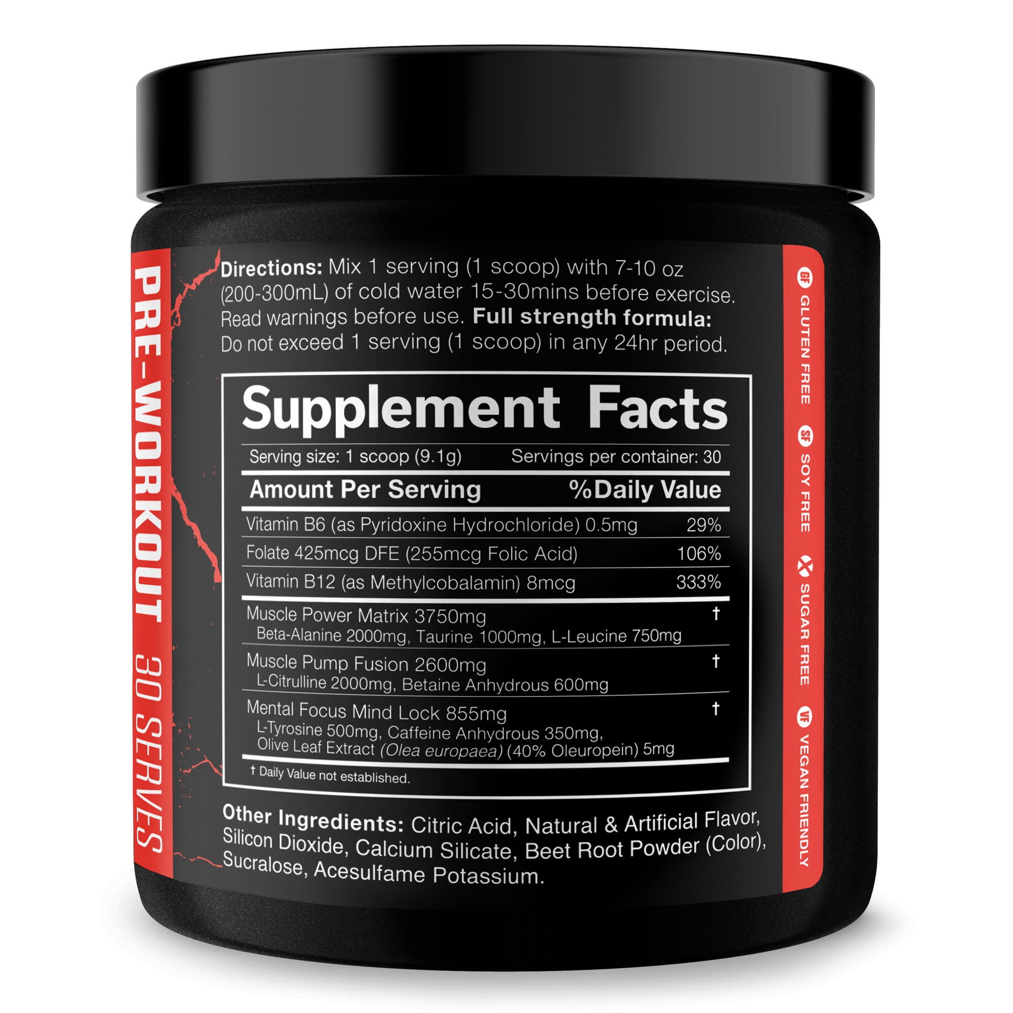 The Shadow! Pre-Workout