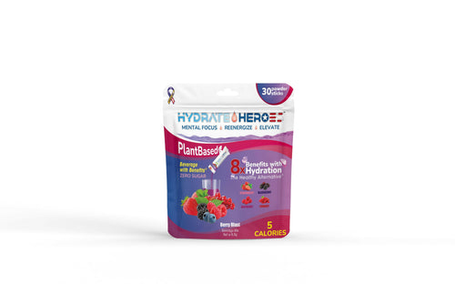 Artisan Berry 24 Mushroom Infused Clean Hydration Powder Sticks | Energy & Focus