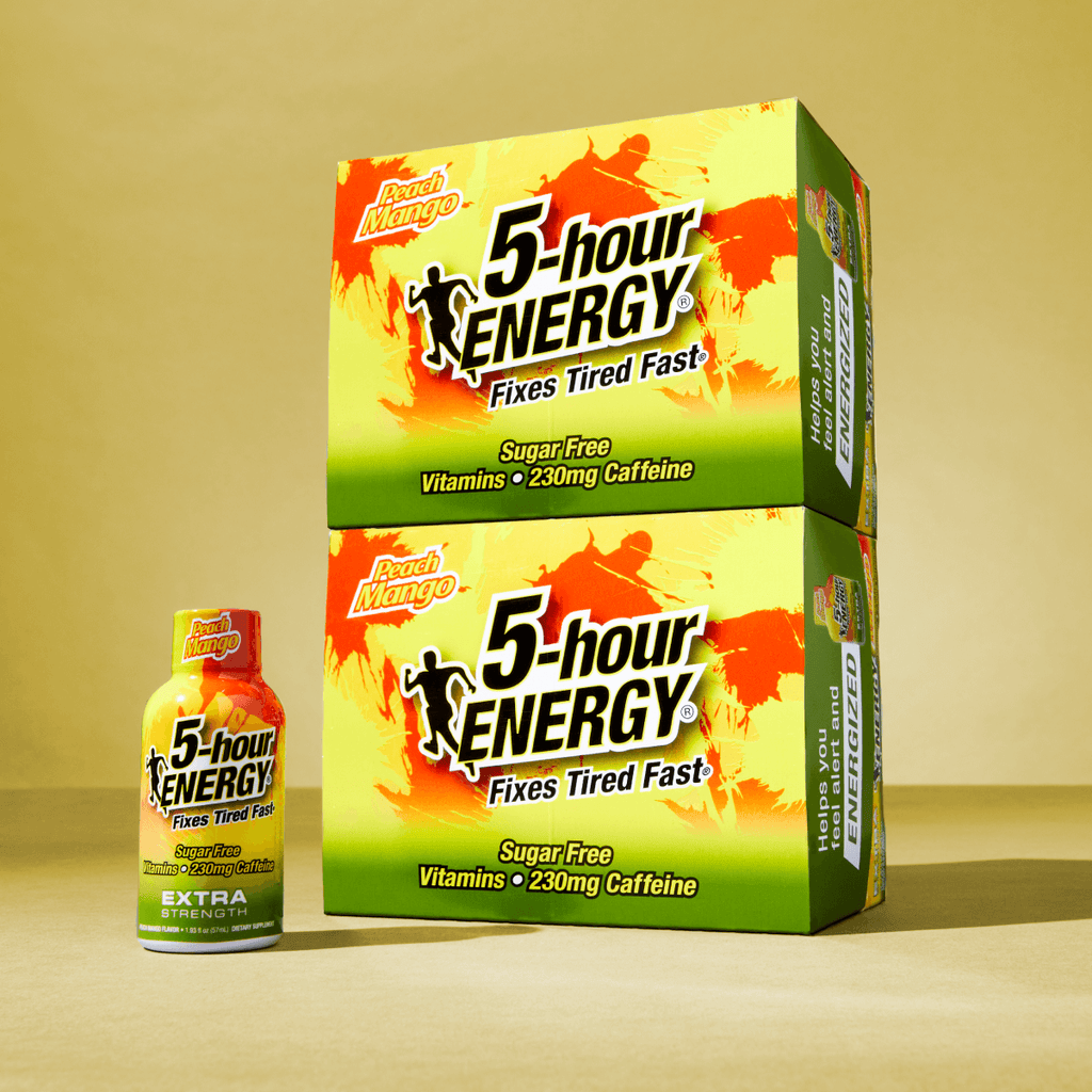 24 Pack 5-hour ENERGY Extra Strength Shots, Peach Mango Flavor Flavor, 1.93 Fl Oz