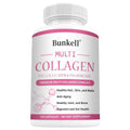 Collagen Complex with Hyaluronic Acid, Biotin - Hydrolyzed Collagen Types I, II, III, V, X; Hair, Skin, Nails, Joint Support