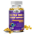 Lutein supplement with zeaxanthin, bilberry extract and vitamin A for antioxidant, vision health and eye fatigue relief