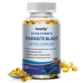 Parasite Detox Gut Health Supplement Supports Digestion and Detoxification Reduces Bloating Boosts Immunity 120 Capsules