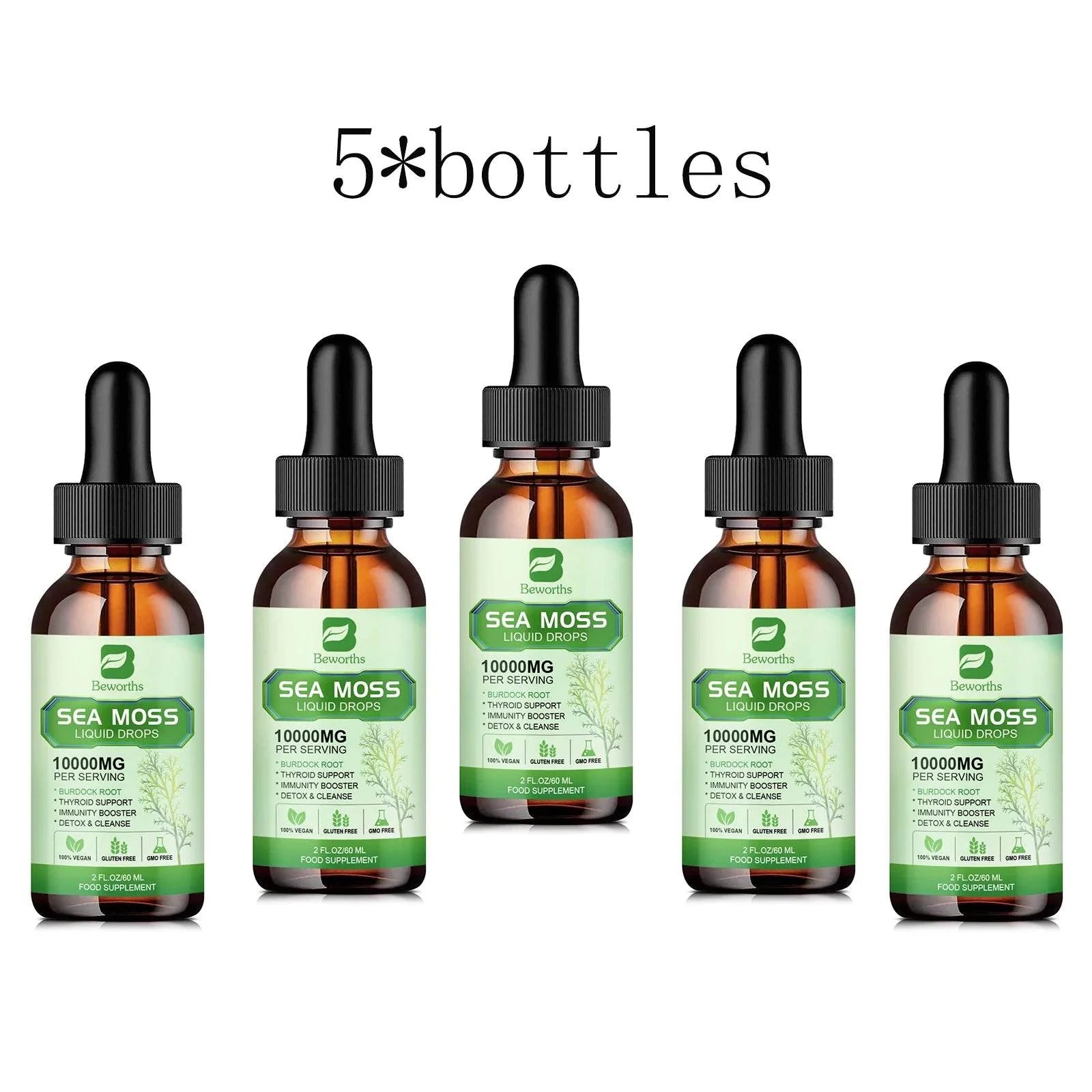 Organic Sea Moss Drops- Joint Support Supplement - Immune Support Supplement