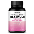 Multivitamin Supplement for Women with Iron, Folic Acid, Biotin and Calcium To Help Immunity and Cellular Energy, Bone Health