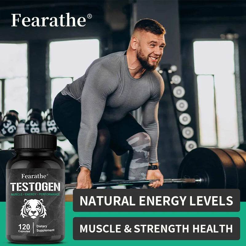 Black Pepper Extract Supplement - Helps Improve Male Performance, Muscle Mass, Energy and Endurance, and Overall Health