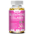 Collagen with Glutathione, Advanced Hydrolyzed Formula for Optimal Absorption, Skin, Hair, Nails & Joints, Natural Antioxidant