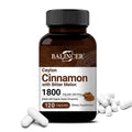 Ceylon Cinnamon 1800mg - Organic Ceylon Cinnamon & Organic Bitter Melon, 2-in-1 Support, Bone, Joint, Blood Sugar, Antioxidant