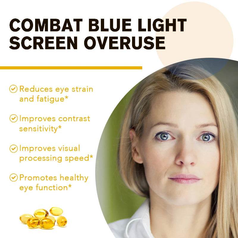 Lutein Eye Care Capsules-helps vision health, myopia, improves eye edema, supports fatigue, and helps sleep health