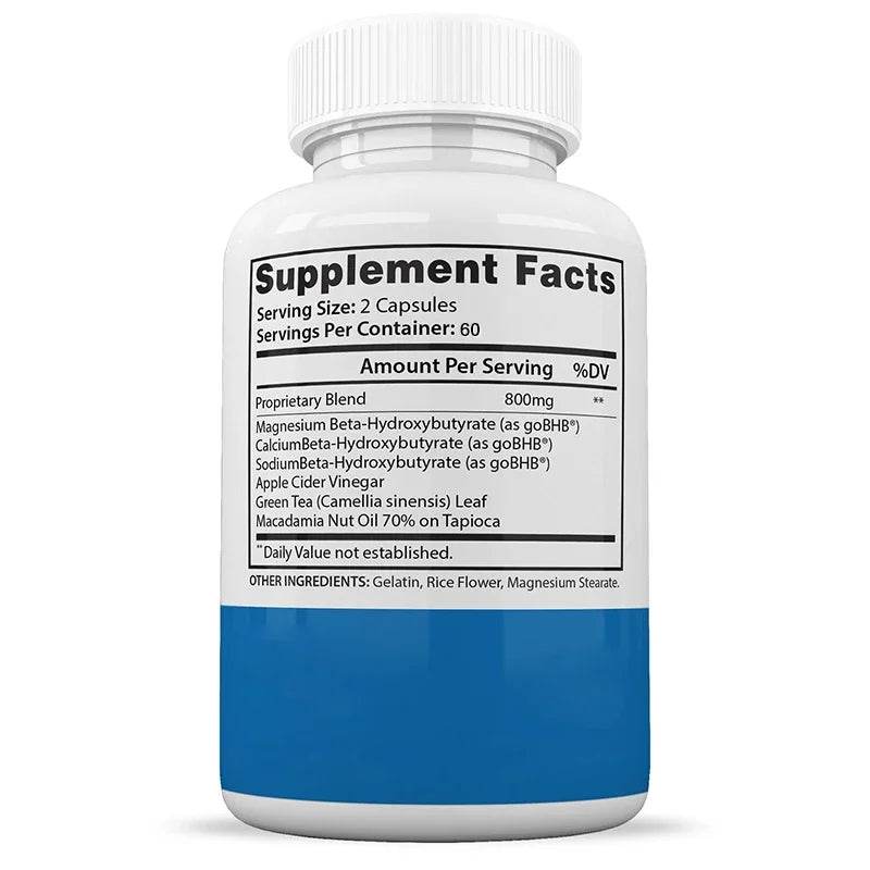 Keto Capsules - with Apple Cider Vinegar Advanced Ketogenic Supplement for Men & Women Fat Burning, Appetite Suppression