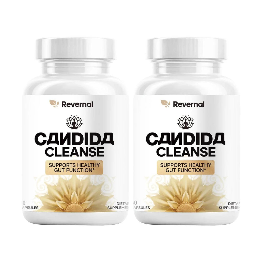 Candida Cleanse - Gut & Colon Support (60 Capsules) - for Men & Women - Natural Herbs for Intestinal Detox - Anti Yeast Overgrow