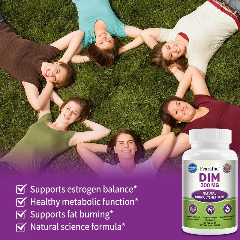 DIM Supplement for Men and Women (Diindolylmethane Estrogen Blocking Supplement, Hormonal Acne, Hormone Balance)